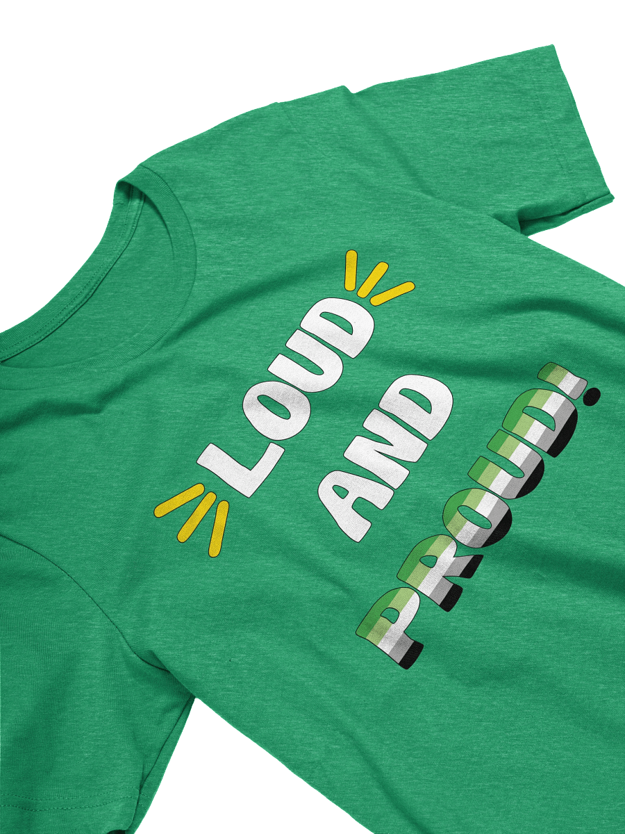 Loud and Proud Aromantic T-Shirt product image (29)