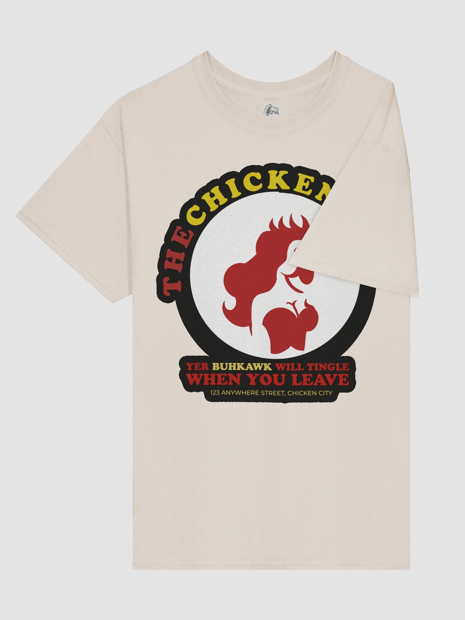 'Yer Buhkawk Tingle' Chicken Hut Lite Tee product image (3)