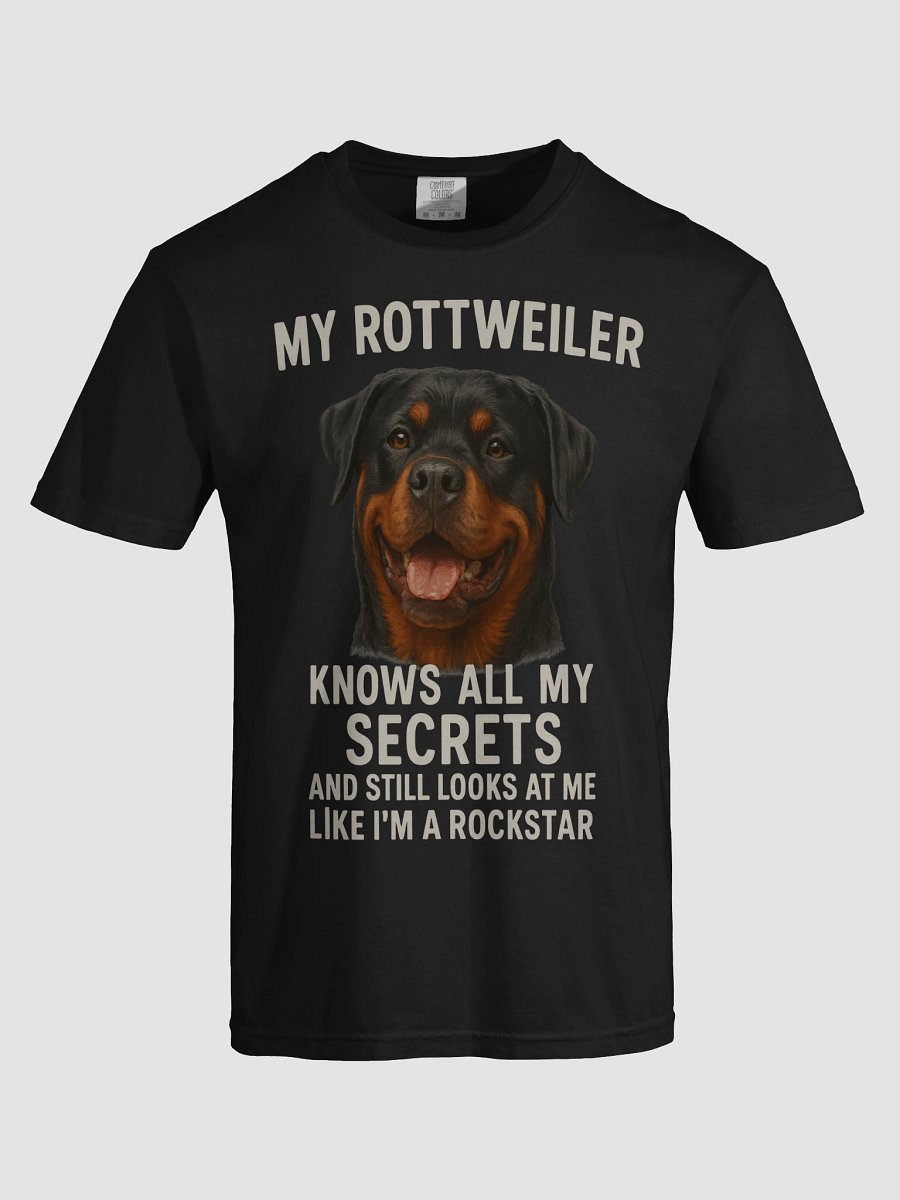 Rockstar Rottweiler Cotton Tee product image (33)