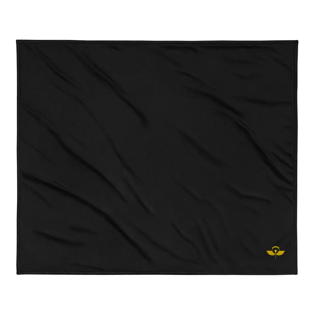 Adeptus Momfriendicus Sherpa-Style Embroidered Blanket product image (2)