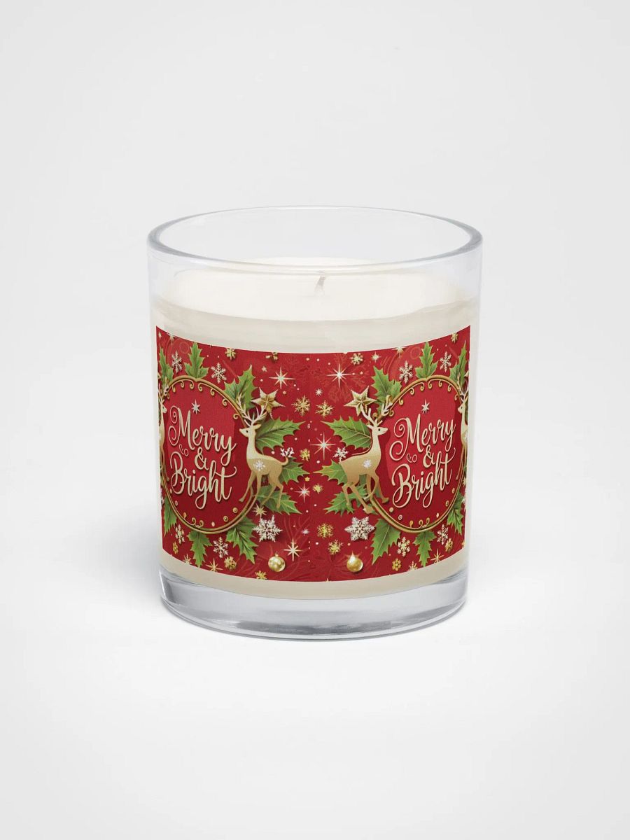 Merry & Bright Festive Soy Wax Candle product image (1)