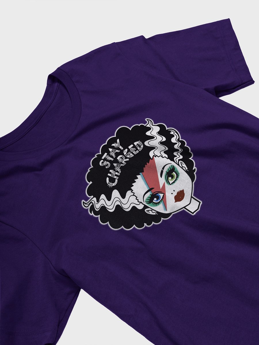 Frankie Speaks Stay Charged (girls tshirt) product image (28)
