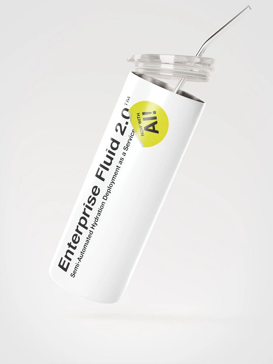 Enterprise Fluid 2.0 - Stainless Steel Tumbler (White) product image (2)
