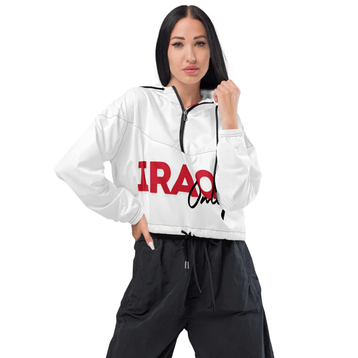 OnlyIraqi Cropped Windbreaker, Women Jacket product image (1)