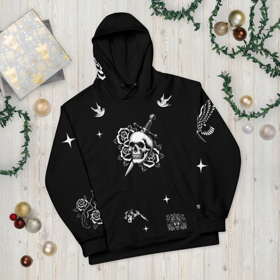 FOYO Old School tattoo prints Hoddie product image (9)