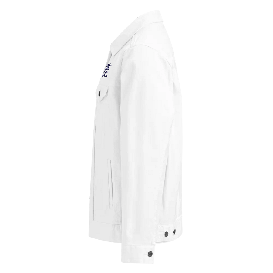 Cape Classic Denim Jacket | BRN.2C.C.™ Edition | Navy Embroidery on Crisp White product image (3)