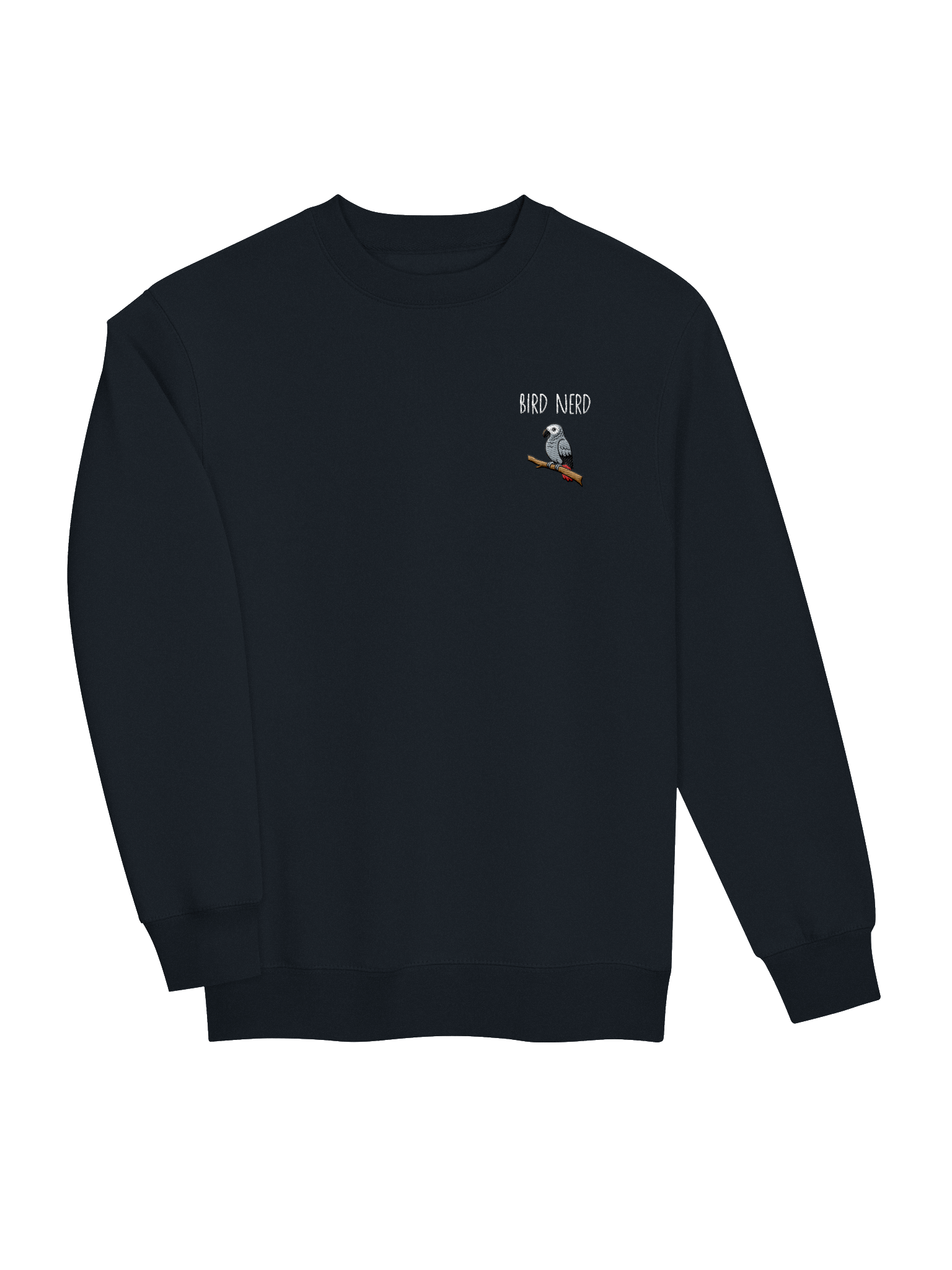 Bird Nerd Sweatshirt (White Letters) product image (3)