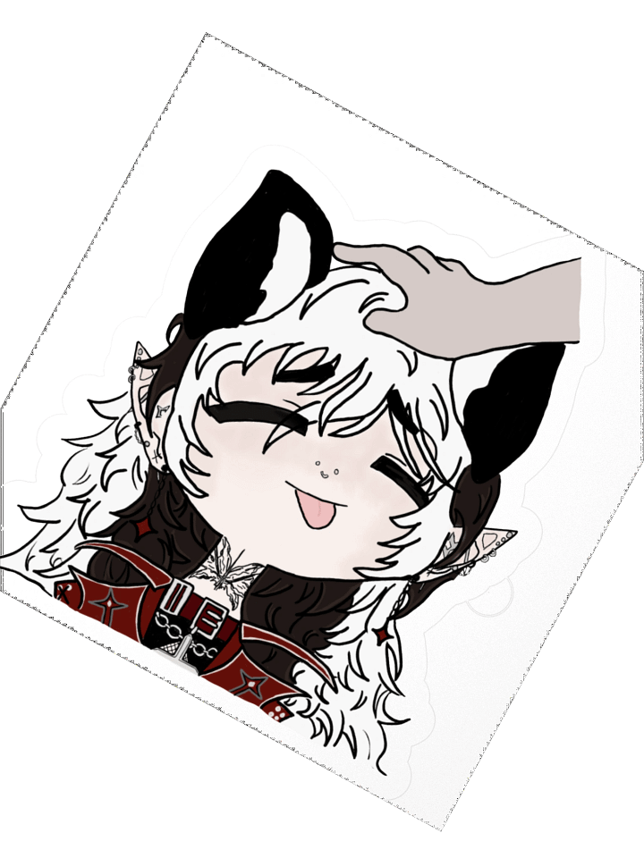 Dog Gloom Headpat sticker product image (2)