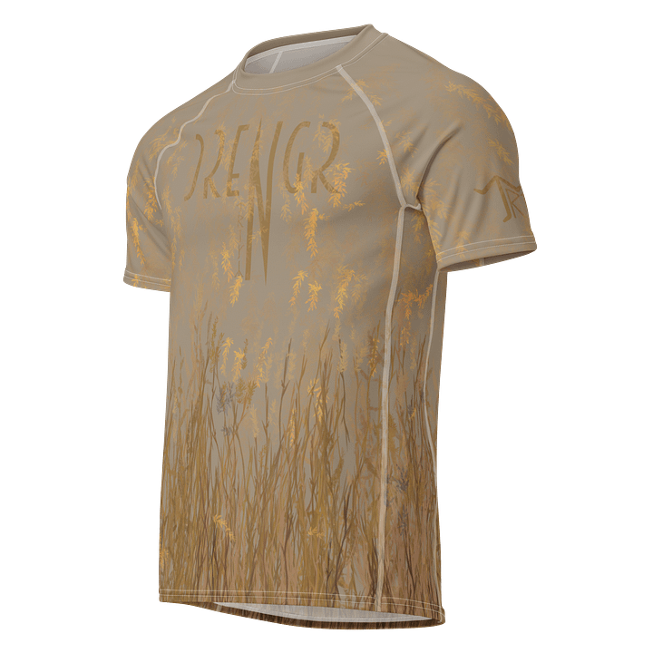 DRENGR Weeds Tan Short Rash Guard product image (1)