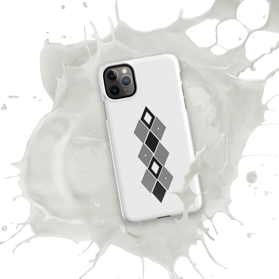 Black and white triangle design Snap Case for iPhone® product image (50)