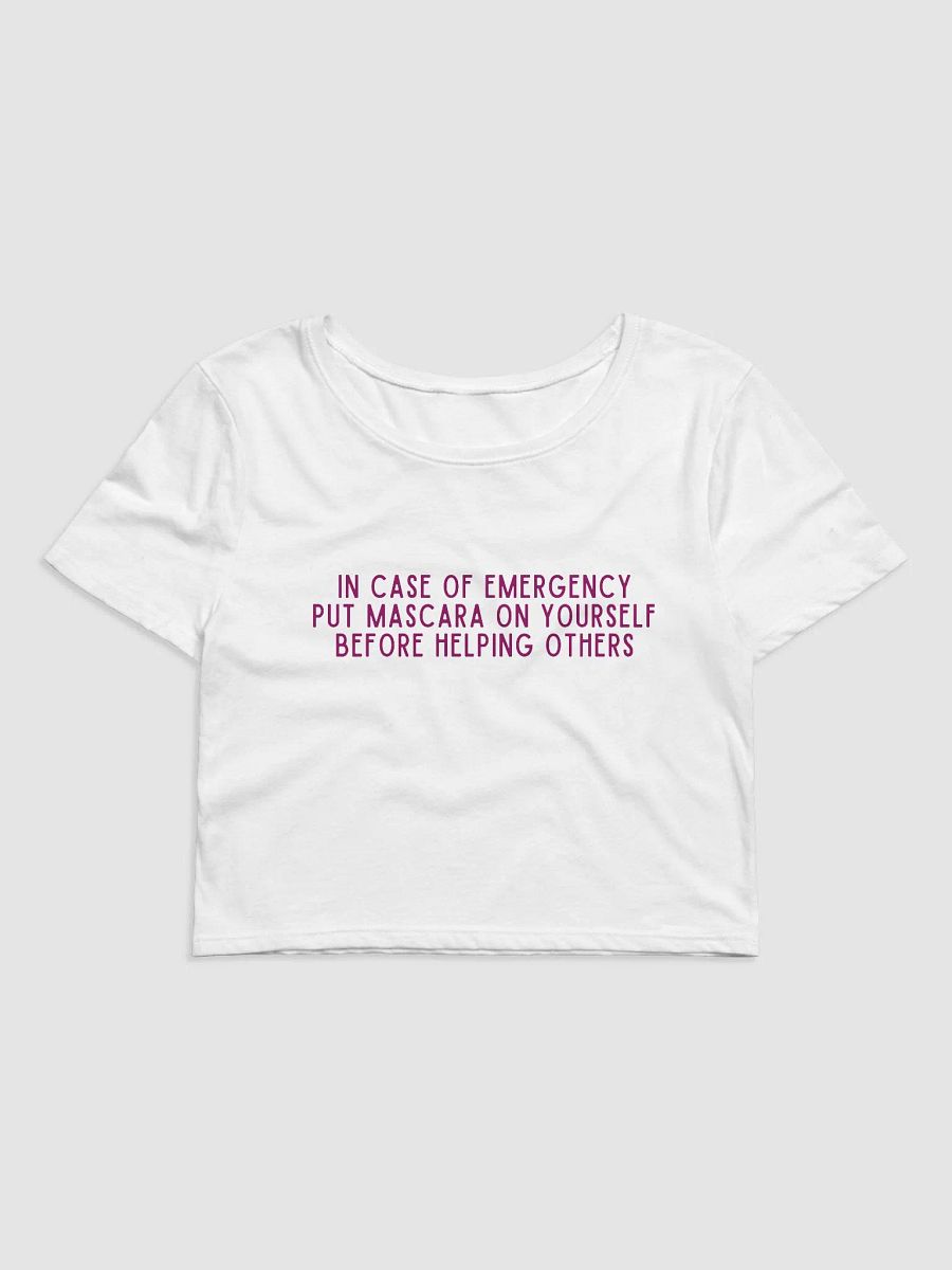 In Case Of Emergency Crop Tee product image (8)