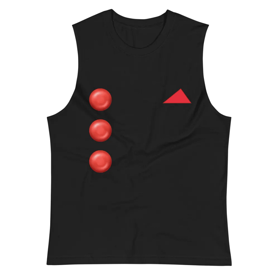 Red Button and Hankie Muscle Tank product image (4)