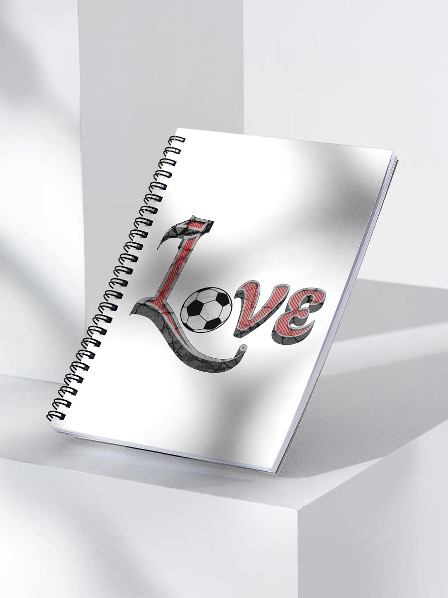 Love Soccer Spiral Notebook product image (3)