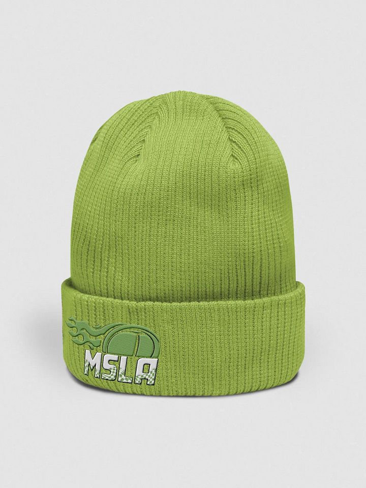 MSLA Green Organic Ribbed Beanie product image (7)