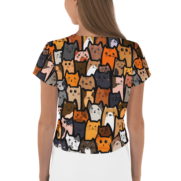 "Cats" Crop Top product image (2)