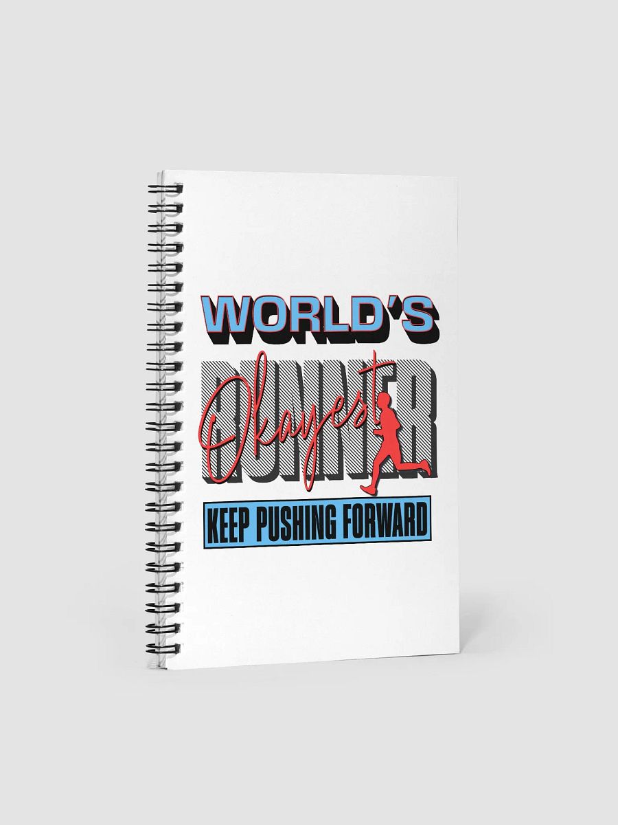 Worlds Okayest Runner Spiral Notebook product image (1)