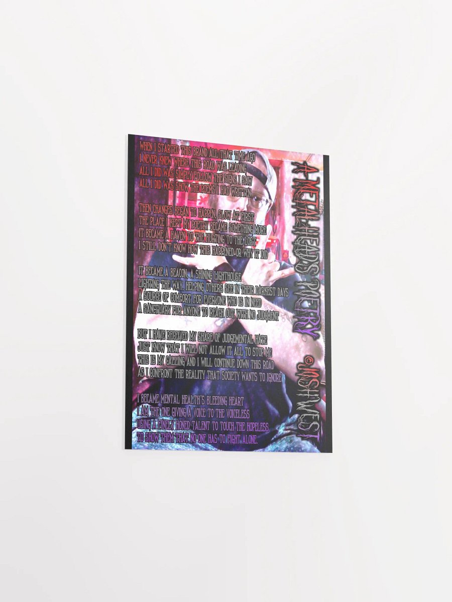 A Metalhead's Poetry poster product image (9)