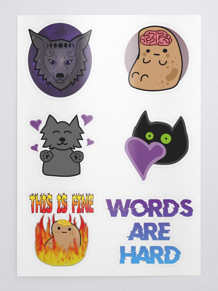 Emote Sticker Sheet product image (1)