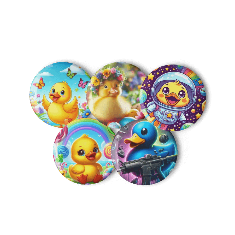 Tech Duck Pin Button Set product image (6)