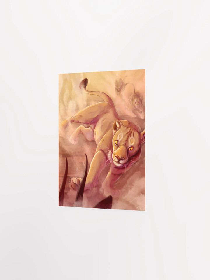 Lion Hunt - Matte Print product image (2)