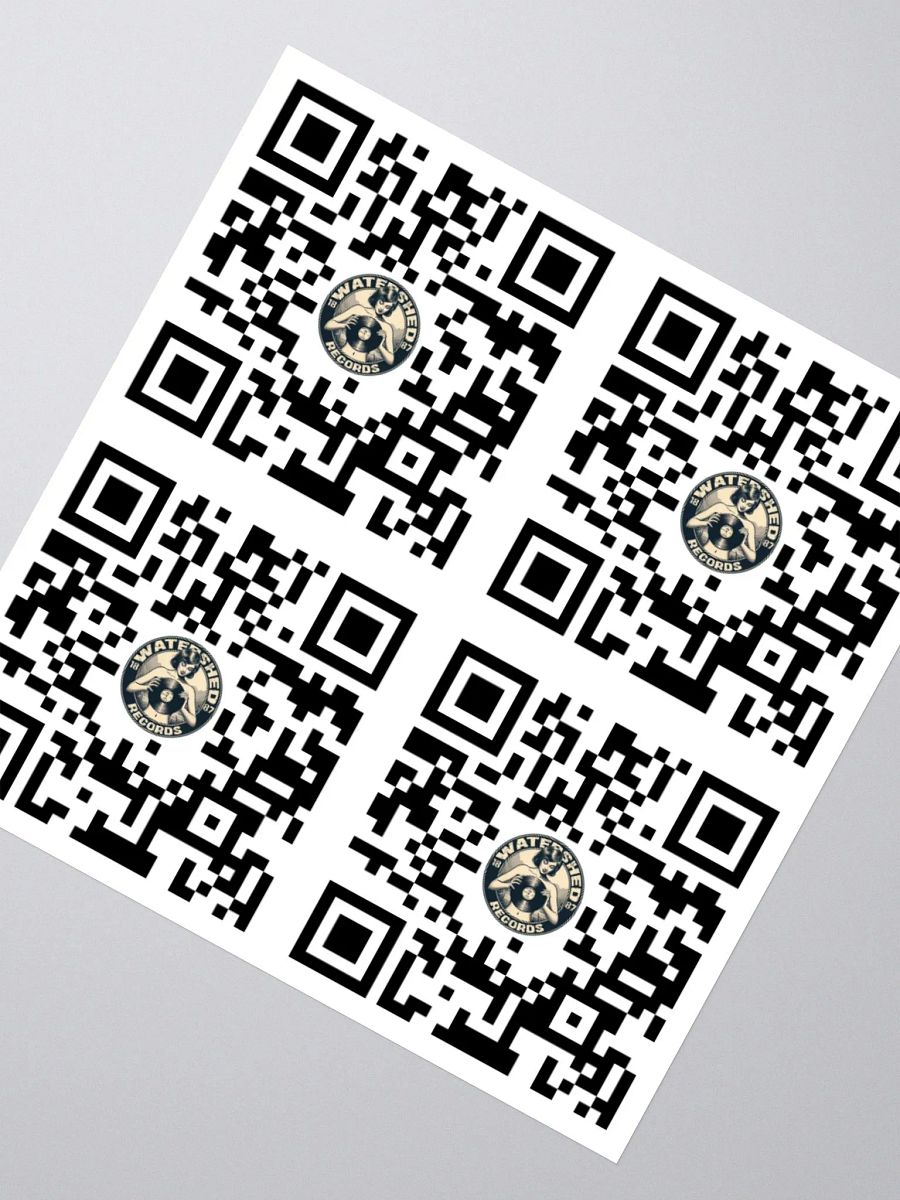 Watershed Records QR Code Stickers product image (2)