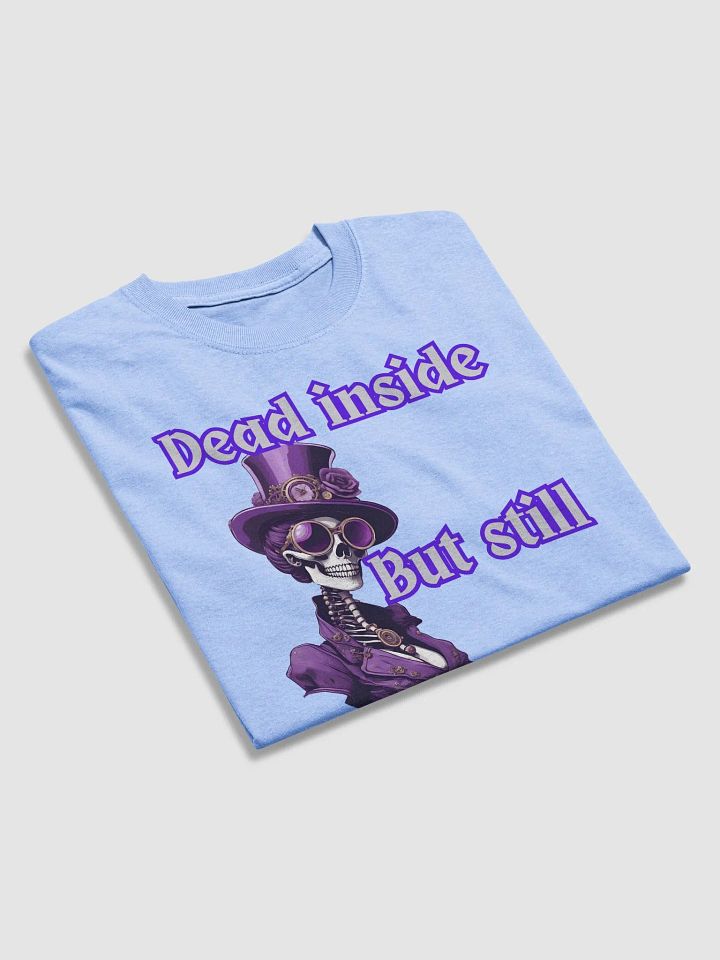 Fabulous female skeleton heavyweight Tee product image (14)
