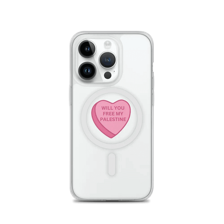 Will You Free My Palestine iPhone Case WYFMP MegSafe product image (2)