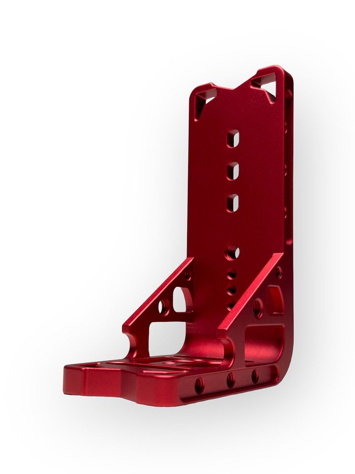 Heavy Duty Gimbal L Bracket for RS4 RS3 RS2 + Pro (RED) product image (1)