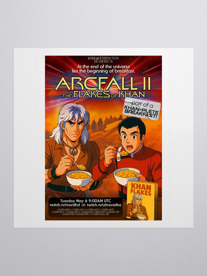 Arcfall II: The Flakes of Kahn poster sticker product image (3)