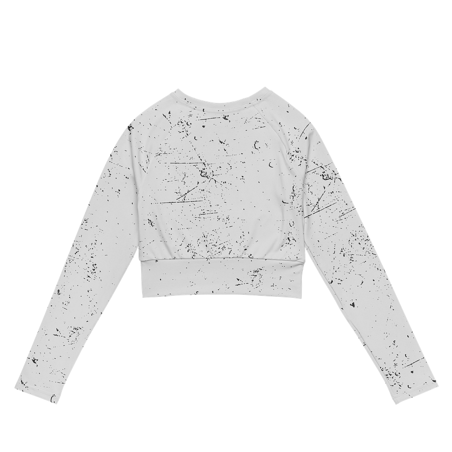 Graffiti Long Sleeve Crop Top product image (7)