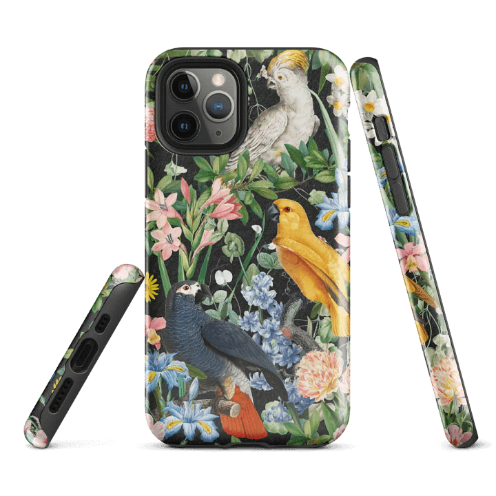 'Parrot Paradise Jungle' iPhone® Tough Case product image (2)