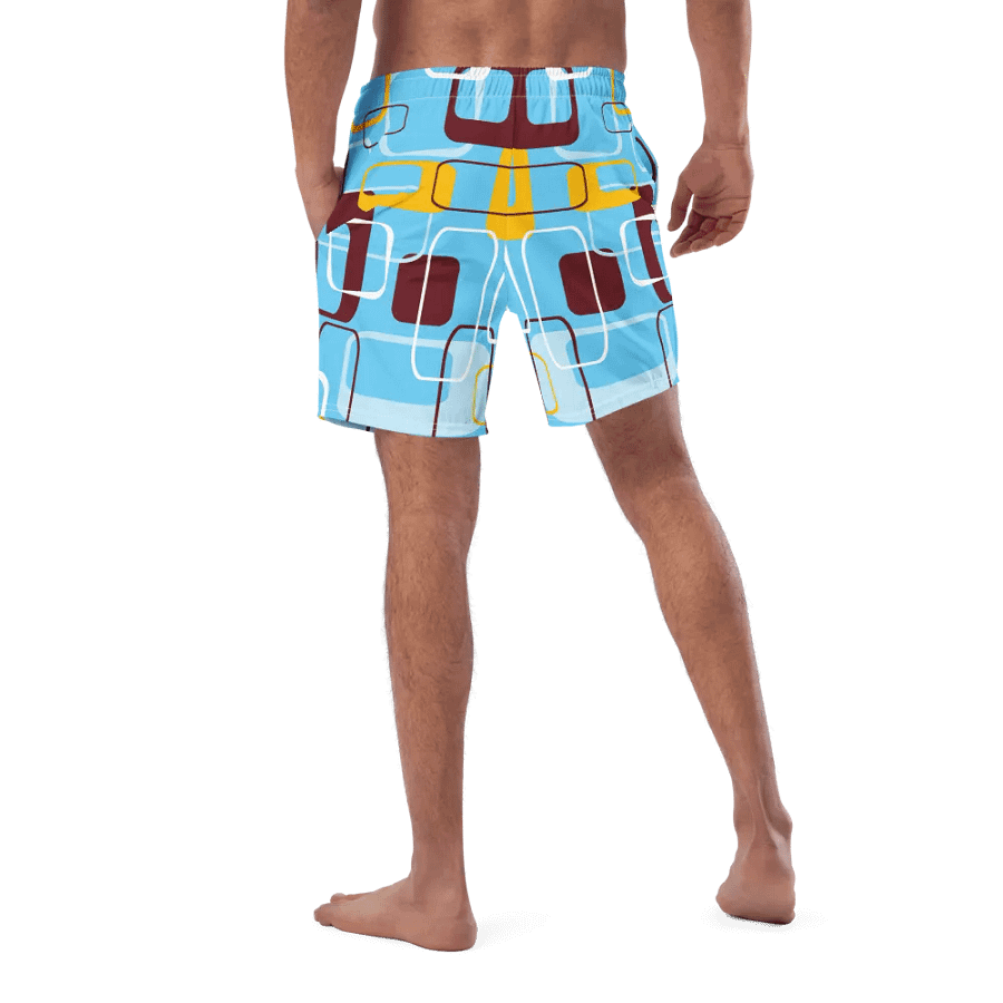 Geometric Design Swim Trunks product image (1)