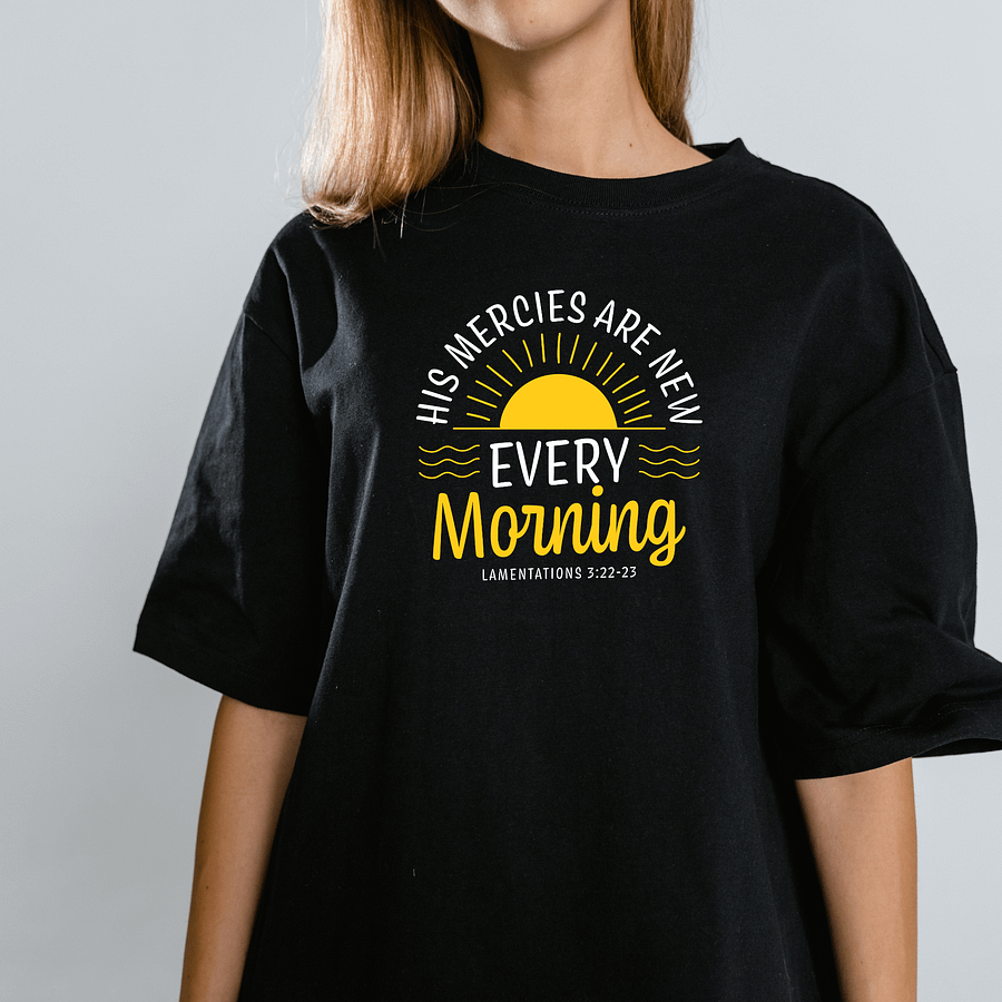 His Mercies Are New Every Morning T-Shirt product image (3)