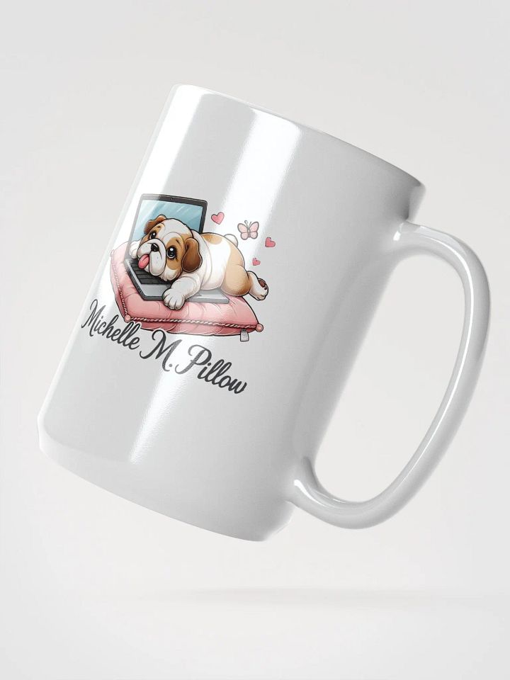 Baby Bella: Bulldog Office Supervisor Glossy White Mug product image (2)