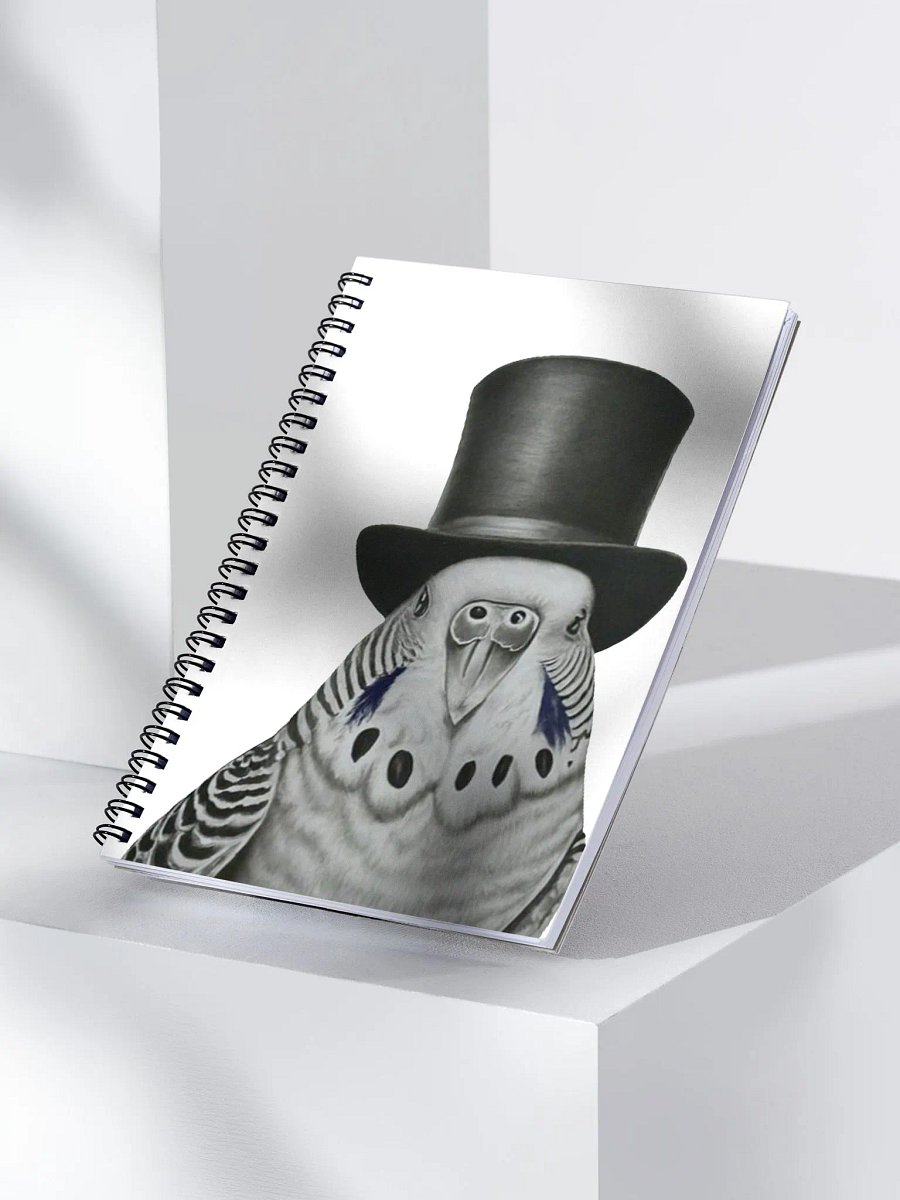 Budgie with Top Hat - Notebook product image (3)
