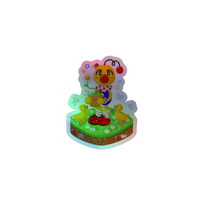 Boyoyoing Flower Pot Island Holographic Sticker product image (1)