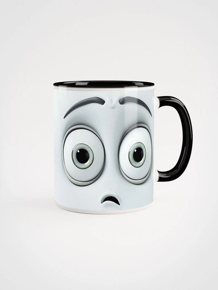 Surprised/Worried Expression Mug: Start Your Day with a Twist! product image (2)