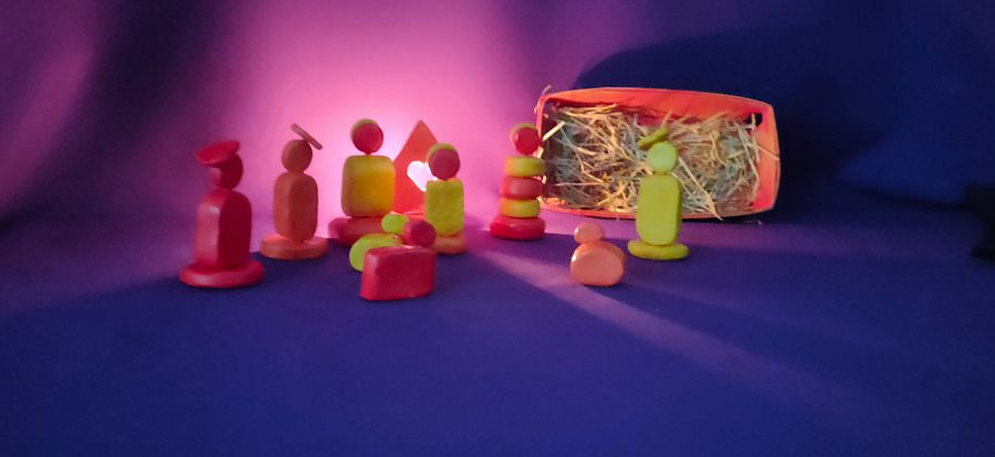 Presépio, Energia Positiva, figuras religiosas, minimalista, decoração de natal, feita à mão, conjunto religioso, presente único product image (12)