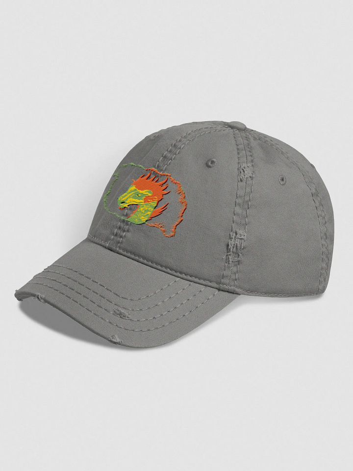 Dragon's Fire Distressed Dad Hat product image (2)
