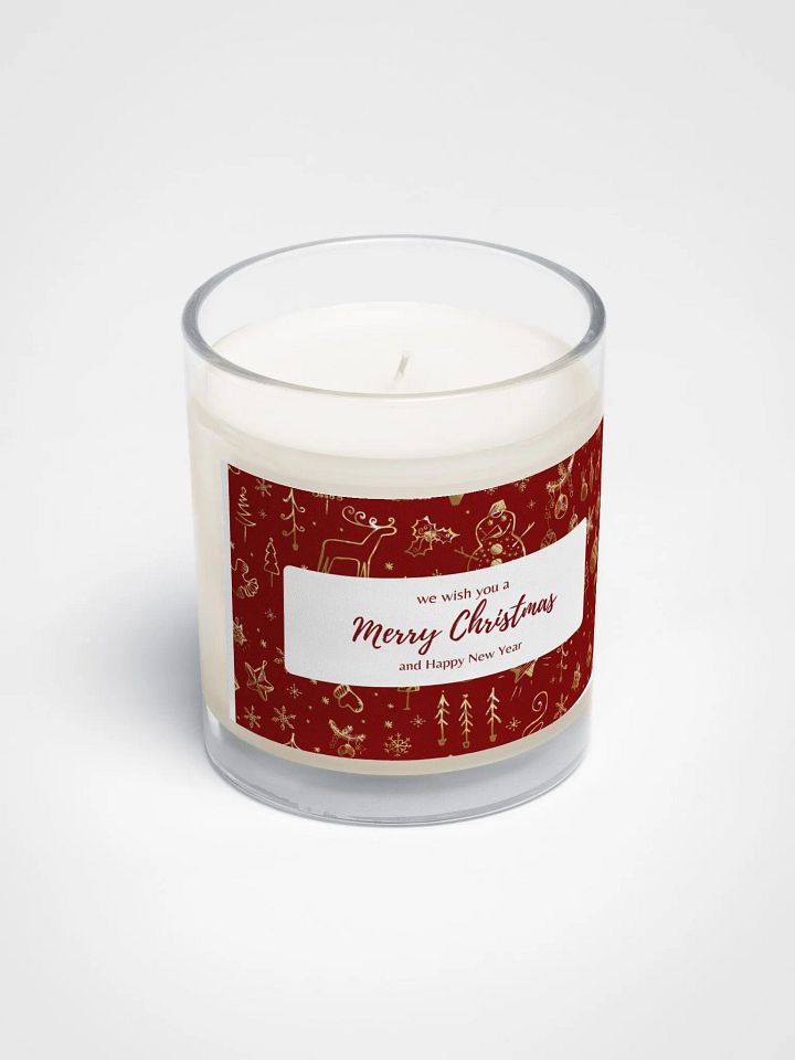 Merry Christmas Soy Wax Candle product image (2)