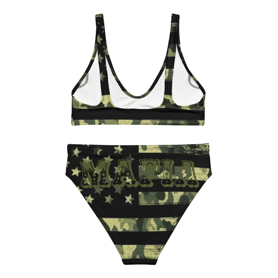 Camouflage Patriot High-Waisted Bikini Set product image (2)