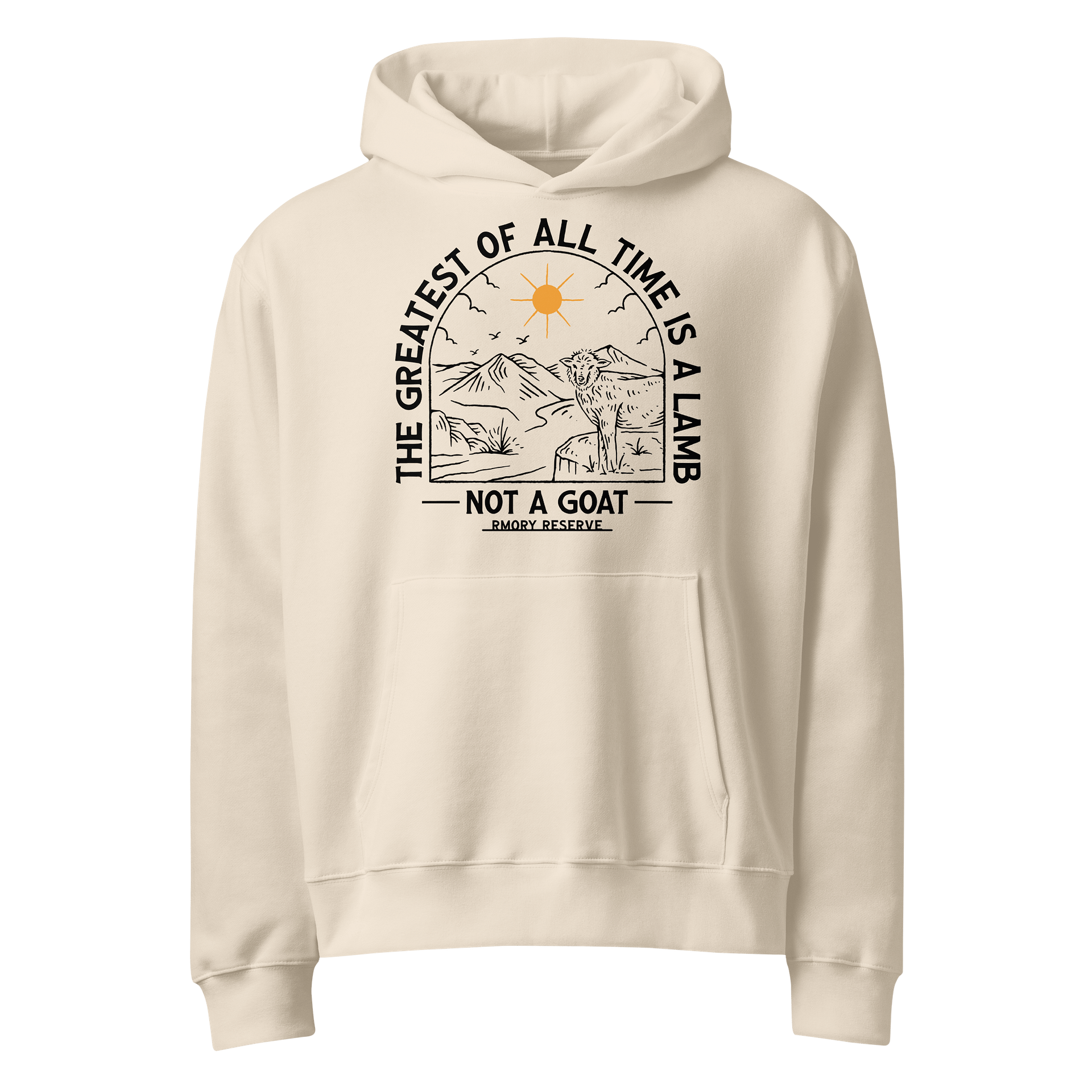 "THE GREATEST” OVERSIZED HEAVYWEIGHT PREMIUM HOODIE product image (2)