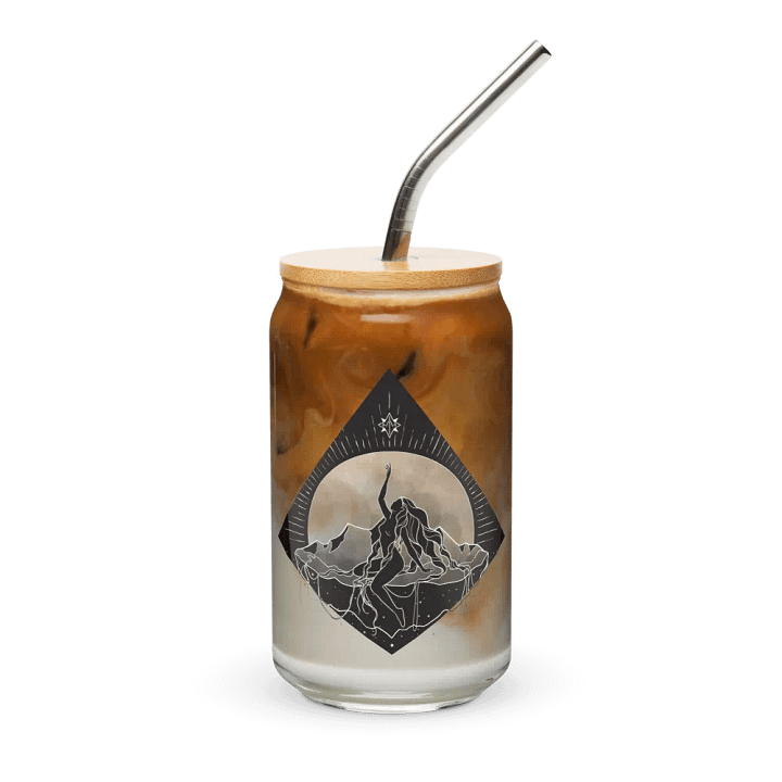𝖌𝖆𝖎𝖆 geometric glass tumbler product image (2)