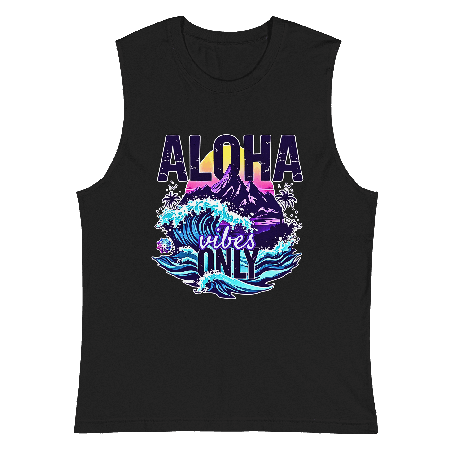 Aloha Vibes Only Muscle Tank product image (2)