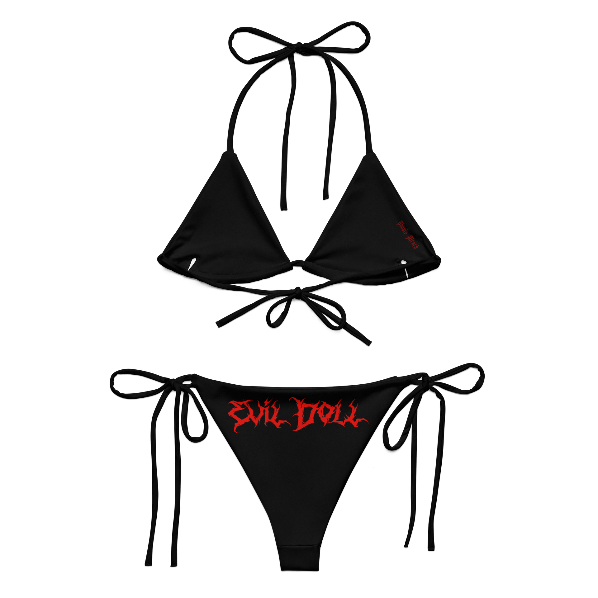 Evil Doll Pentagram String Bikini Set product image (2)