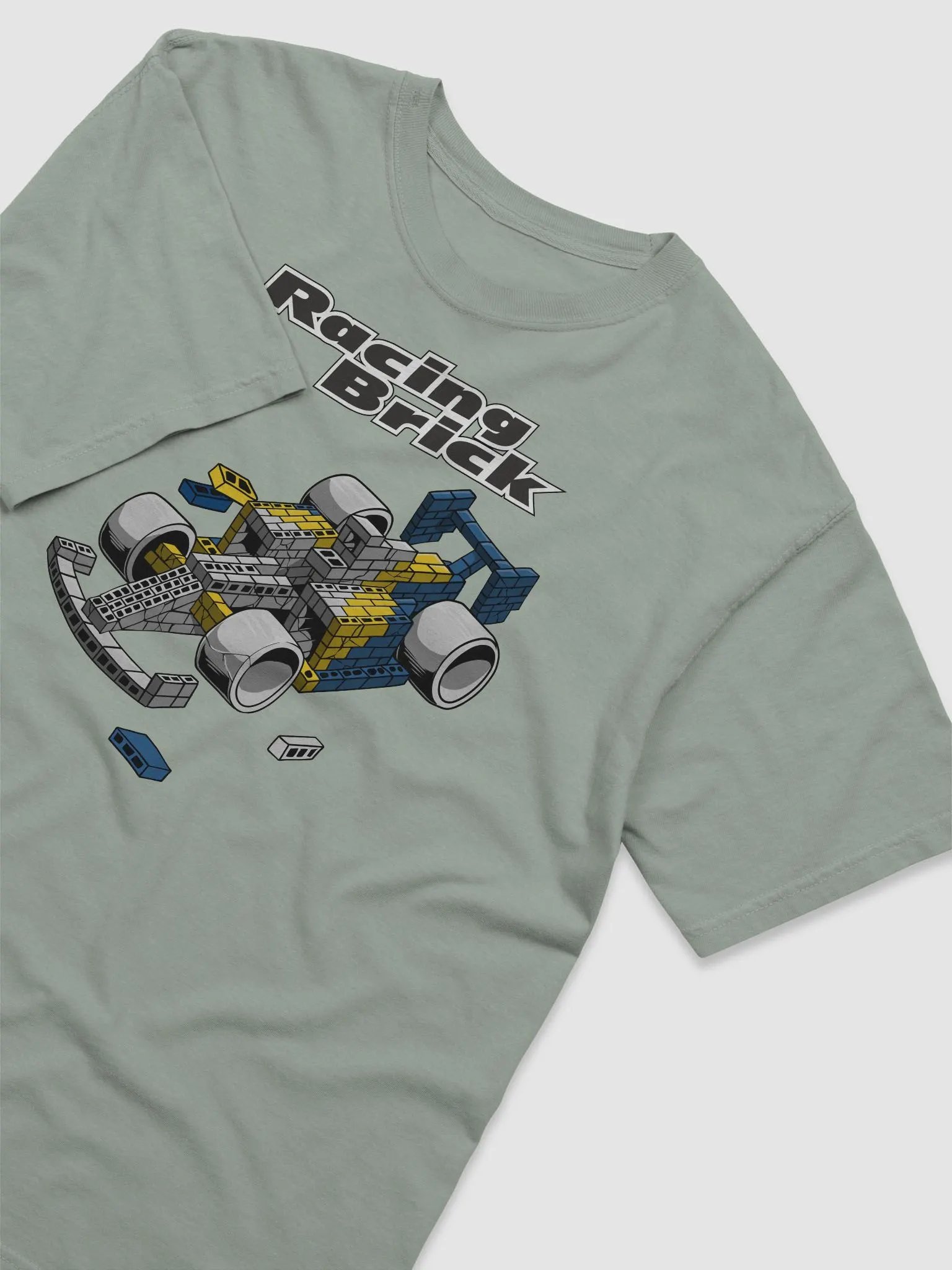 RacingBrick race car heavyweight t-shirt product image (18)