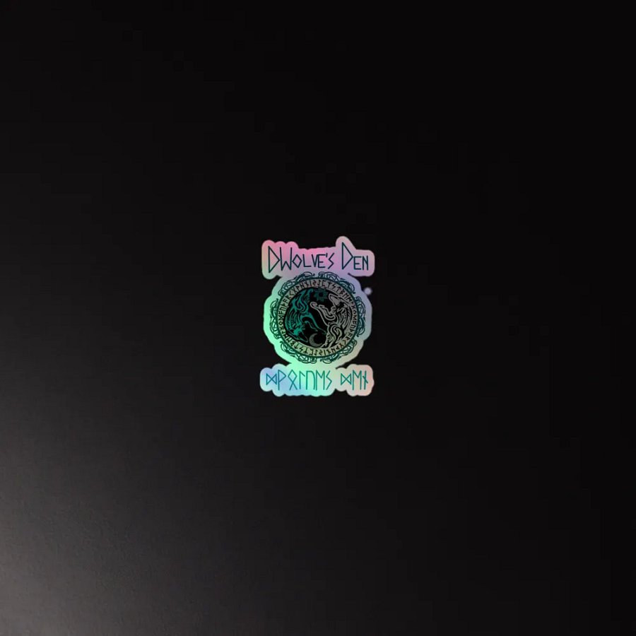 Wolves Den & Dragon Yin-Yang Holographic Sticker Sheet product image (4)