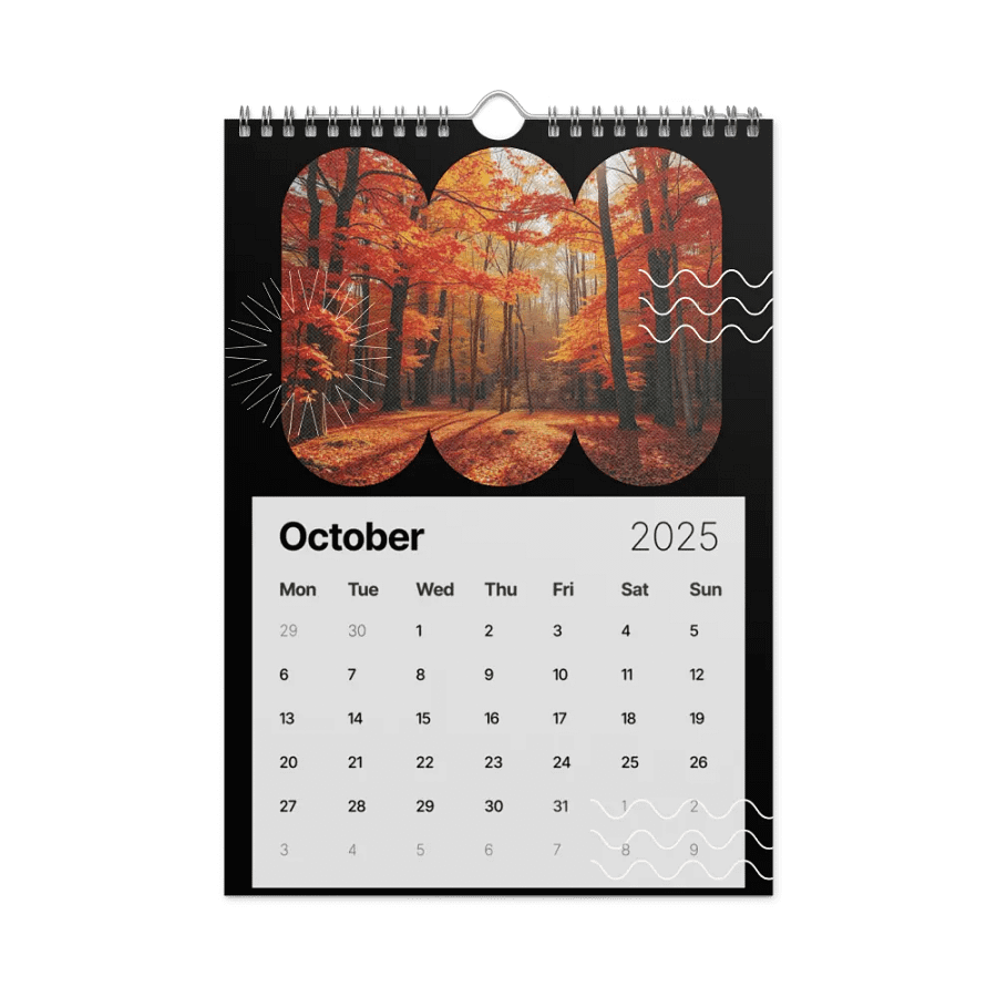 SEASONAL NATURE WALL CALENDAR 2025 product image (12)