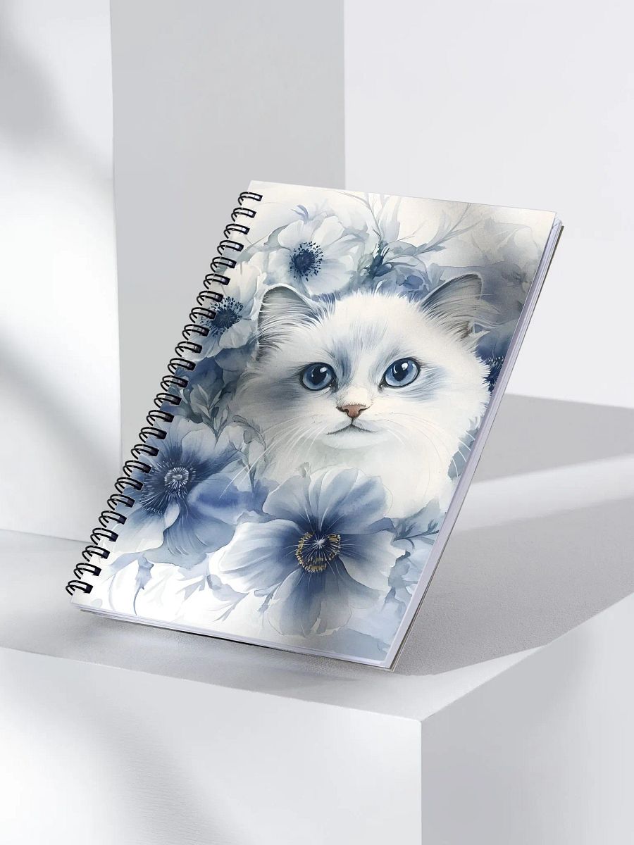 Anemone Cat Spiral Notebook product image (3)