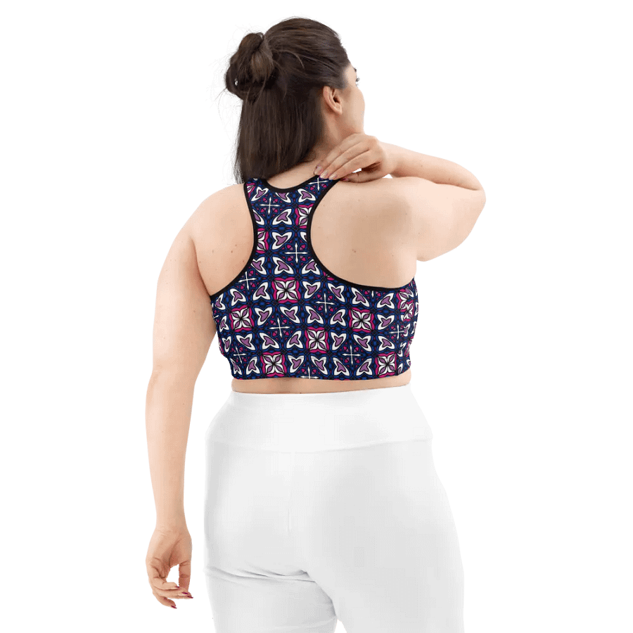 Bi Abstract (3) - Sports Bra product image (2)